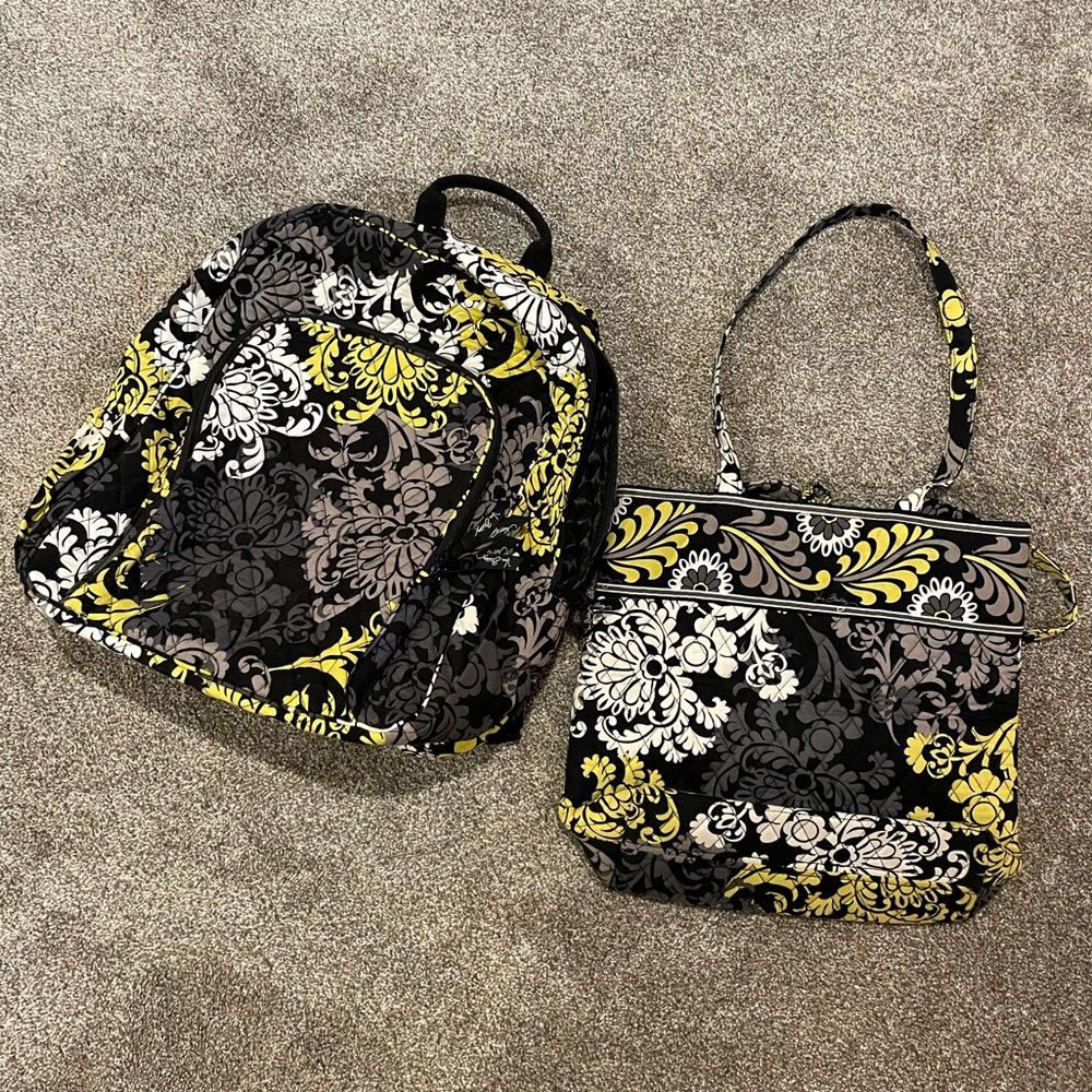 Vera Bradley Backpack and Tote